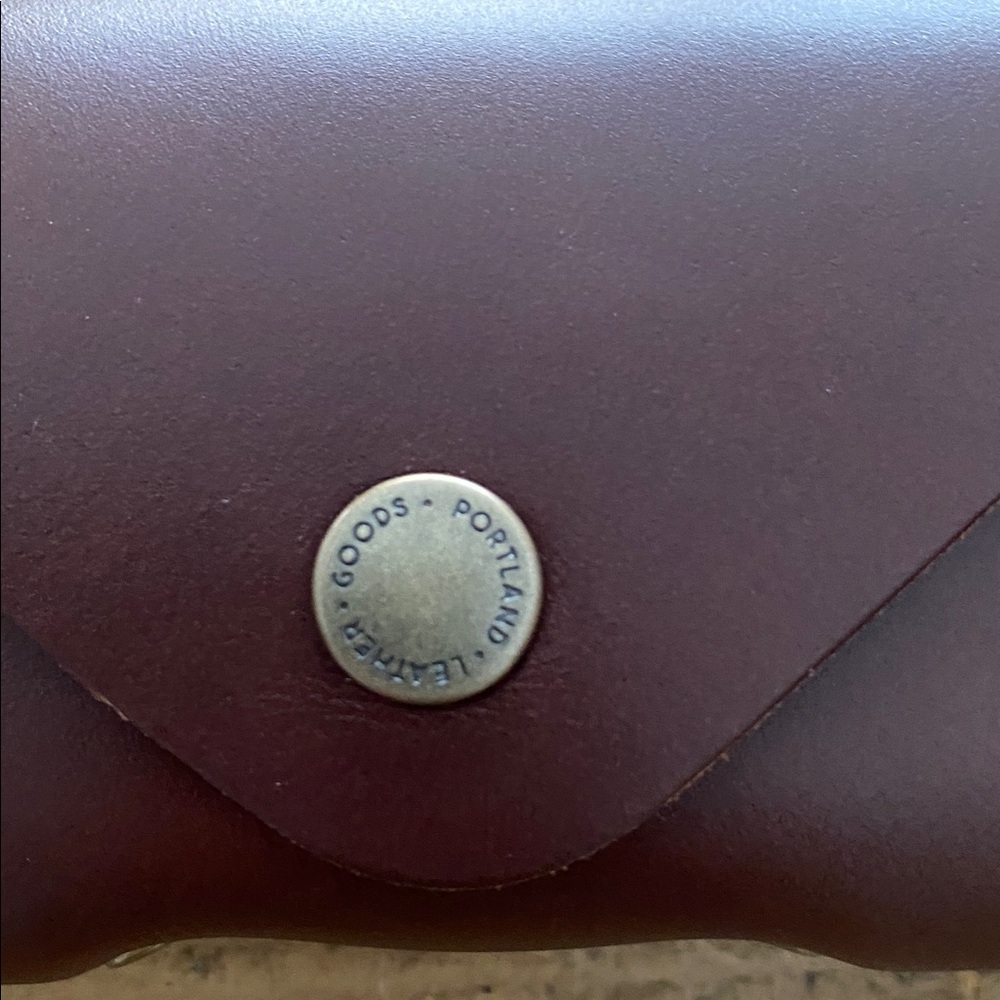 Portland Leather Goods Brown Leather Eyeglass Case - Picture 5 of 5